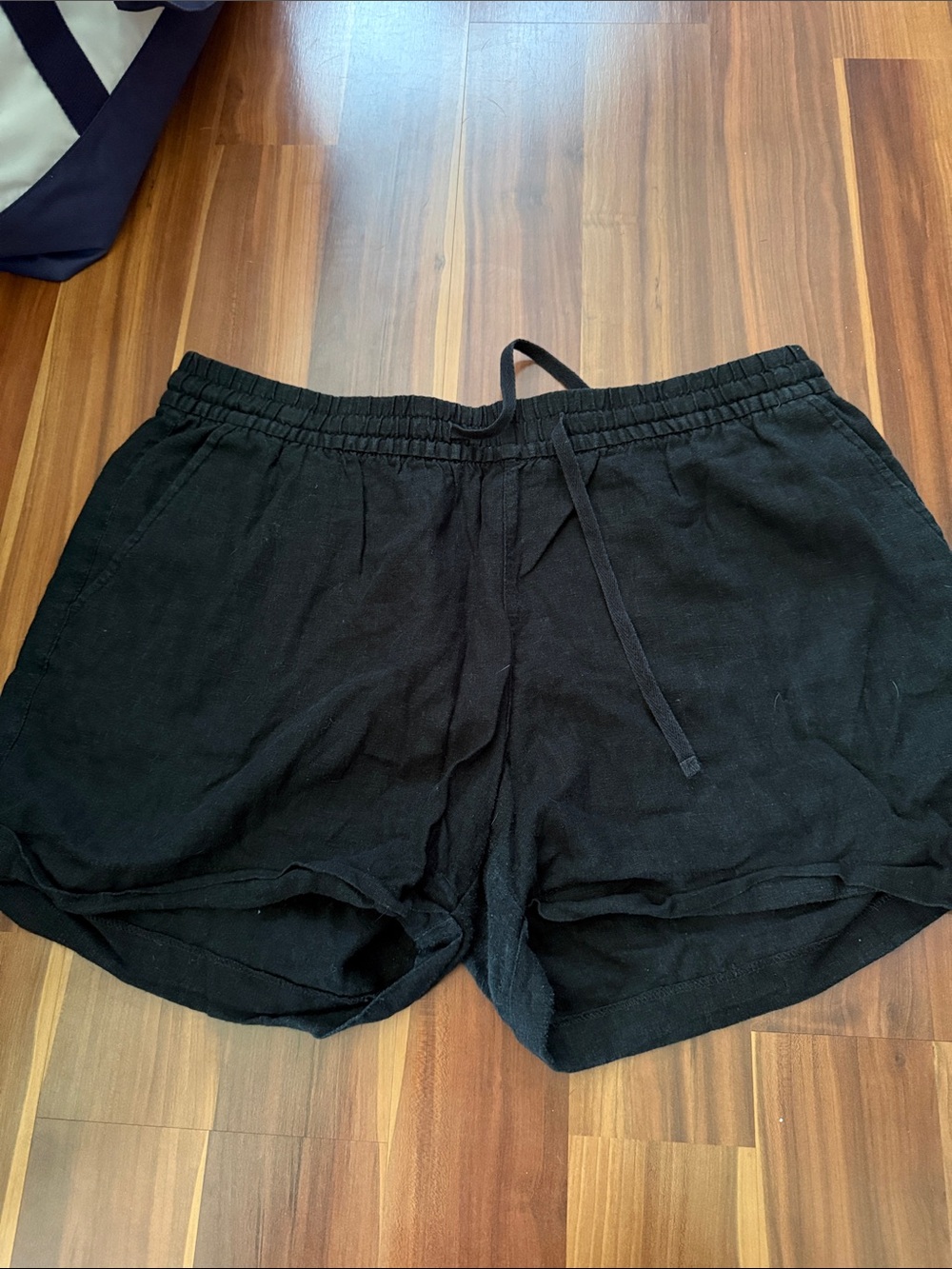 Black Women's Casual Drawstring Shorts